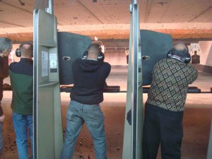 Gun range practice